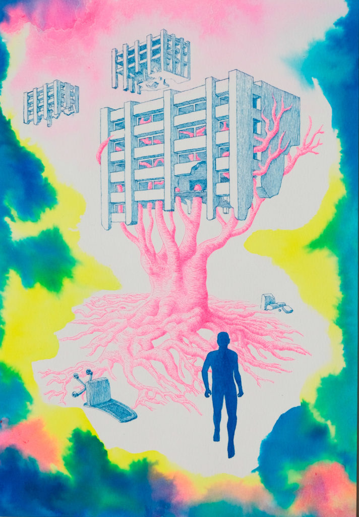 Bureaux suspendus - Alain Riad