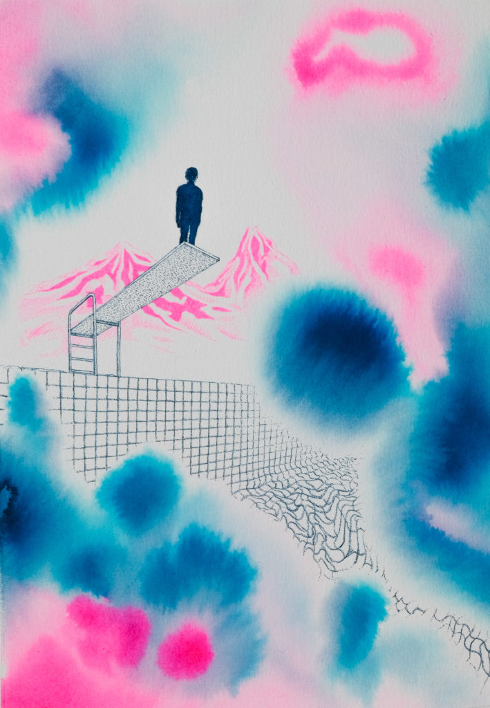 Plongeoir, Alain Riad